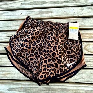 NWT! Nike glitter cheetah running shorts 🐆